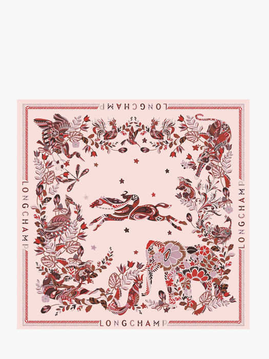 Longchamp Soie gots Sjaal Roze